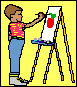 artist at easel